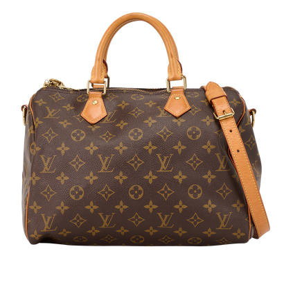 Speedy Bandouliere 30, &pound;895, Handbags, Brown/Tan, Canvas, Front view